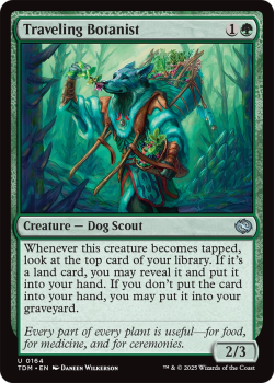 Traveling Botanist : 0164 TARKIR: DRAGONSTORM - single card from Magic the Gathering