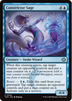 Constrictor Sage : 0039 TARKIR: DRAGONSTORM - single card from Magic the Gathering