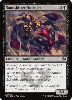 Sandskitter Outrider : 0089 TARKIR: DRAGONSTORM - single card from Magic the Gathering