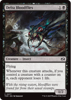 Delta Bloodflies : 0077 TARKIR: DRAGONSTORM - single card from Magic the Gathering