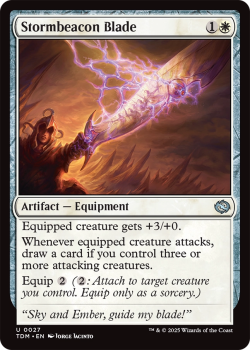 Stormbeacon Blade : 0027 TARKIR: DRAGONSTORM - single card from Magic the Gathering