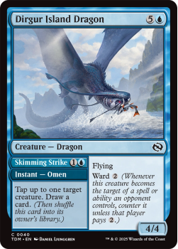 Dirgur Island Dragon : 0040 TARKIR: DRAGONSTORM - single card from Magic the Gathering