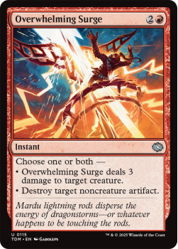 Overwhelming Surge : 0115 TARKIR: DRAGONSTORM - single card from Magic the Gathering