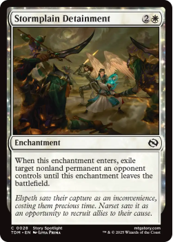 Stormplain Detainment : 0028 TARKIR: DRAGONSTORM - single card from Magic the Gathering