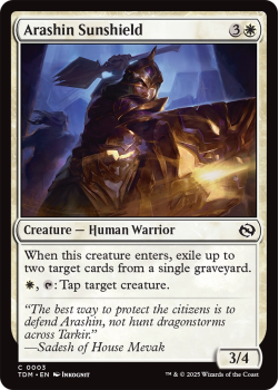 Arashin Sunshield : 0003 TARKIR: DRAGONSTORM - single card from Magic the Gathering