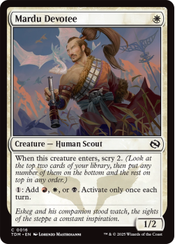 Mardu Devotee : 0016 TARKIR: DRAGONSTORM - single card from Magic the Gathering