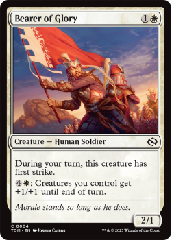Bearer of Glory : 0004 TARKIR: DRAGONSTORM - single card from Magic the Gathering
