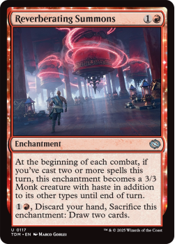 Reverberating Summons : 0117 TARKIR: DRAGONSTORM - single card from Magic the Gathering