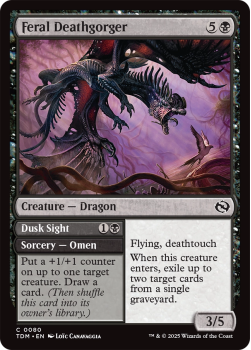 Feral Deathgorger : 0080 TARKIR: DRAGONSTORM - single card from Magic the Gathering