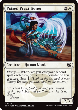 Poised Practitioner : 0018 TARKIR: DRAGONSTORM - single card from Magic the Gathering