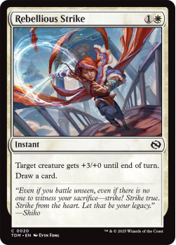 Rebellious Strike : 0020 TARKIR: DRAGONSTORM - single card from Magic the Gathering
