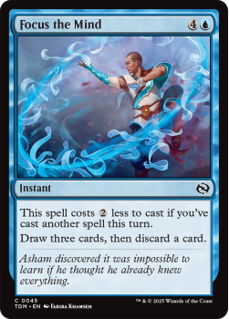 Focus the Mind : 0045 TARKIR: DRAGONSTORM - single card from Magic the Gathering