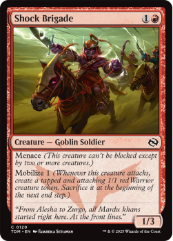 Shock Brigade : 0120 TARKIR: DRAGONSTORM - single card from Magic the Gathering