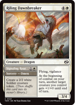 Riling Dawnbreaker : 0021 TARKIR: DRAGONSTORM - single card from Magic the Gathering