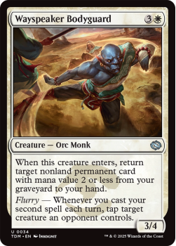 Wayspeaker Bodyguard : 0034 TARKIR: DRAGONSTORM - single card from Magic the Gathering