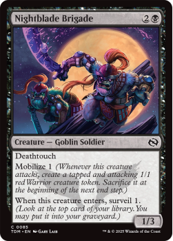 Nightblade Brigade : 0085 TARKIR: DRAGONSTORM - single card from Magic the Gathering