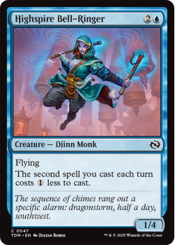 Highspire Bell-Ringer : 0047 TARKIR: DRAGONSTORM - single card from Magic the Gathering