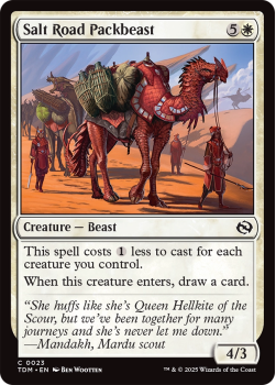 Salt Road Packbeast : 0023 TARKIR: DRAGONSTORM - single card from Magic the Gathering
