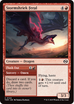 Stormshriek Feral : 0124 TARKIR: DRAGONSTORM - single card from Magic the Gathering