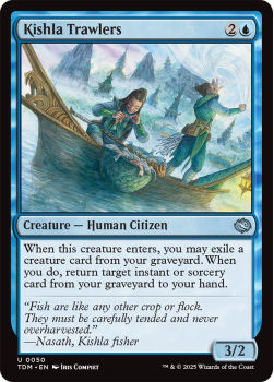 Kishla Trawlers : 0050 TARKIR: DRAGONSTORM - single card from Magic the Gathering