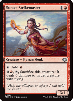 Sunset Strikemaster : 0126 TARKIR: DRAGONSTORM - single card from Magic the Gathering