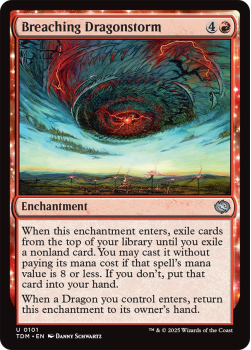 Breaching Dragonstorm : 0101 TARKIR: DRAGONSTORM - single card from Magic the Gathering