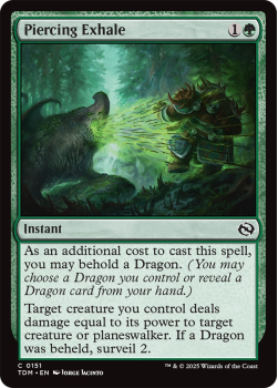 Piercing Exhale : 0151 TARKIR: DRAGONSTORM - single card from Magic the Gathering