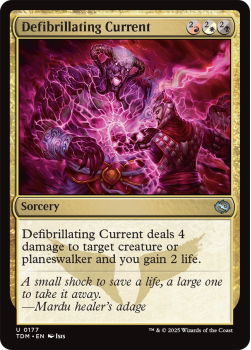 Defibrillating Current : 0177 TARKIR: DRAGONSTORM - single card from Magic the Gathering