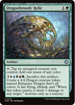 Dragonbroods' Relic : 0140 TARKIR: DRAGONSTORM - single card from Magic the Gathering