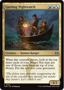 Gurmag Nightwatch (FOIL) : 0190 TARKIR: DRAGONSTORM - single card from Magic the Gathering