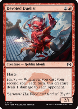 Devoted Duelist : 0104 TARKIR: DRAGONSTORM - single card from Magic the Gathering
