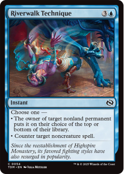 Riverwalk Technique : 0054 TARKIR: DRAGONSTORM - single card from Magic the Gathering