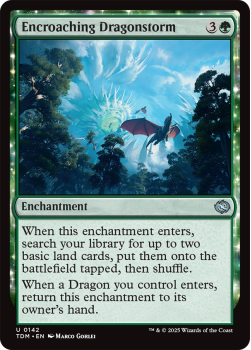 Encroaching Dragonstorm : 0142 TARKIR: DRAGONSTORM - single card from Magic the Gathering