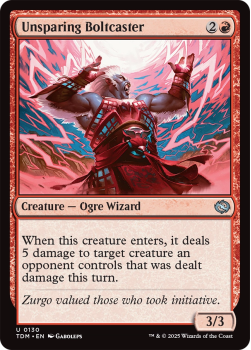 Unsparing Boltcaster : 0130 TARKIR: DRAGONSTORM - single card from Magic the Gathering