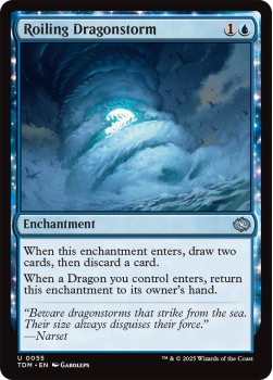 Roiling Dragonstorm : 0055 TARKIR: DRAGONSTORM - single card from Magic the Gathering