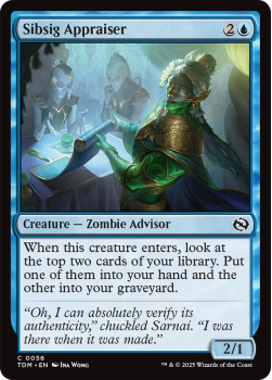Sibsig Appraiser : 0056 TARKIR: DRAGONSTORM - single card from Magic the Gathering