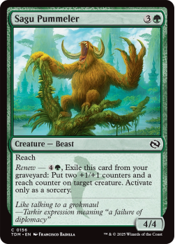 Sagu Pummeler (FOIL) : 0156 TARKIR: DRAGONSTORM - single card from Magic the Gathering