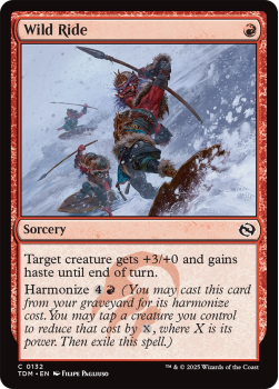 Wild Ride : 0132 TARKIR: DRAGONSTORM - single card from Magic the Gathering