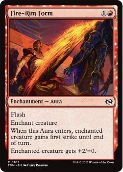 Fire-Rim Form : 0107 TARKIR: DRAGONSTORM - single card from Magic the Gathering