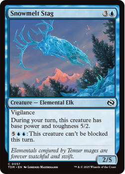 Snowmelt Stag : 0057 TARKIR: DRAGONSTORM - single card from Magic the Gathering