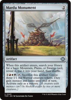 Mardu Monument (FOIL) : 0245 TARKIR: DRAGONSTORM - single card from Magic the Gathering