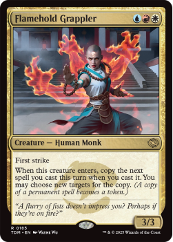 Flamehold Grappler (FOIL) : 0185 TARKIR: DRAGONSTORM - single card from Magic the Gathering