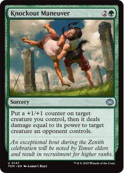 Knockout Maneuver : 0147 TARKIR: DRAGONSTORM - single card from Magic the Gathering