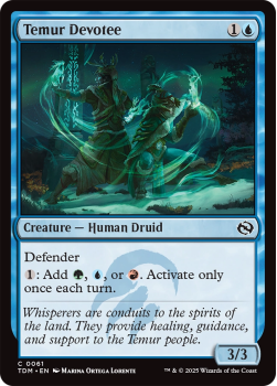 Temur Devotee : 0061 TARKIR: DRAGONSTORM - single card from Magic the Gathering