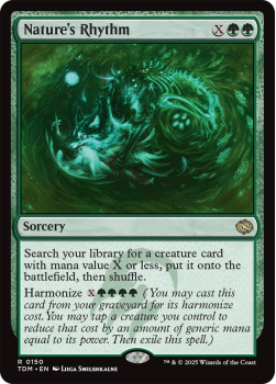 Nature's Rhythm (FOIL) : 0150 TARKIR: DRAGONSTORM - single card from Magic the Gathering