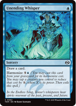 Unending Whisper : 0062 TARKIR: DRAGONSTORM - single card from Magic the Gathering