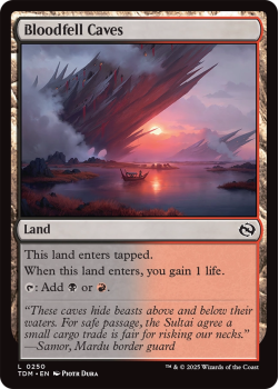 Bloodfell Caves (FOIL) : 0250 TARKIR: DRAGONSTORM - single card from Magic the Gathering