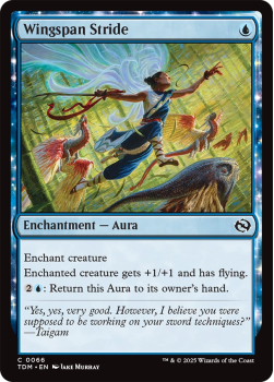 Wingspan Stride : 0066 TARKIR: DRAGONSTORM - single card from Magic the Gathering
