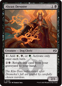 Abzan Devotee : 0068 TARKIR: DRAGONSTORM - single card from Magic the Gathering