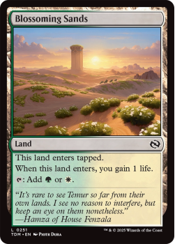 Blossoming Sands (FOIL) : 0251 TARKIR: DRAGONSTORM - single card from Magic the Gathering